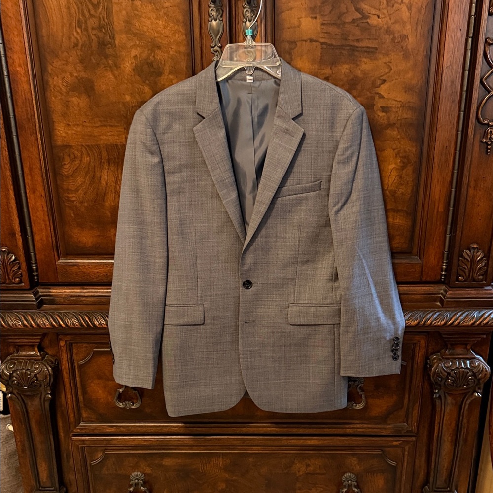 Express Charcoal Men's 36s extra slim  Blazer